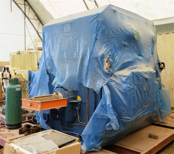 Unused Weg 6,000 Kw (8,043 Hp) Synchronous Motor, 850 Rpm)